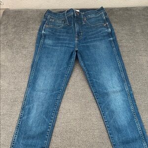 Madewell Women's Skinny Jeans in Deep Blue